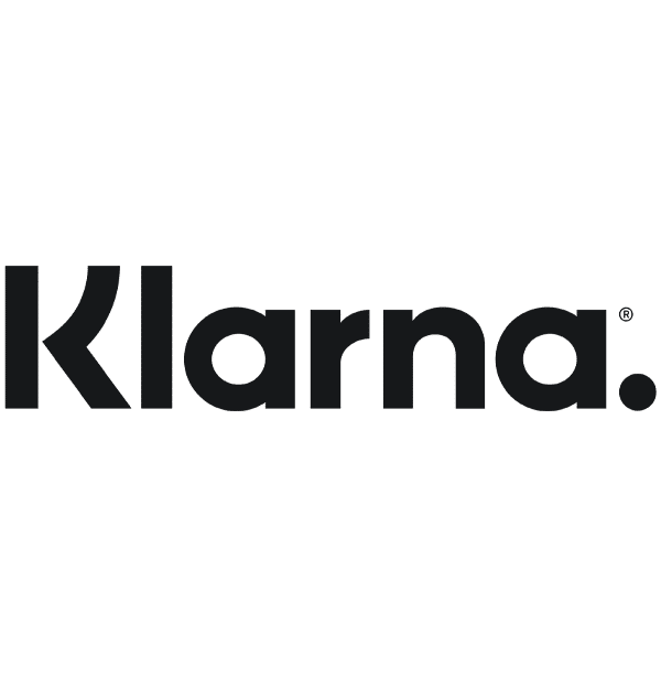 Klarna logo black text