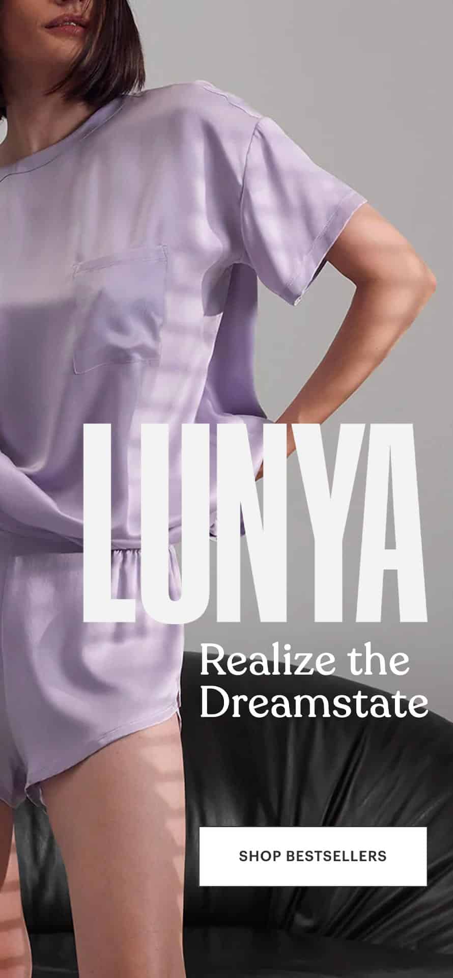 Lunya advertising